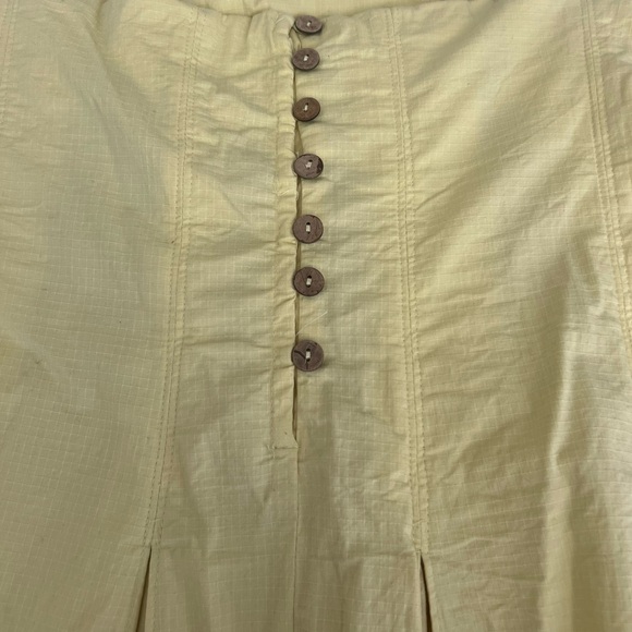 Free People Yellow Pleated Minidress - Picture 4 of 6